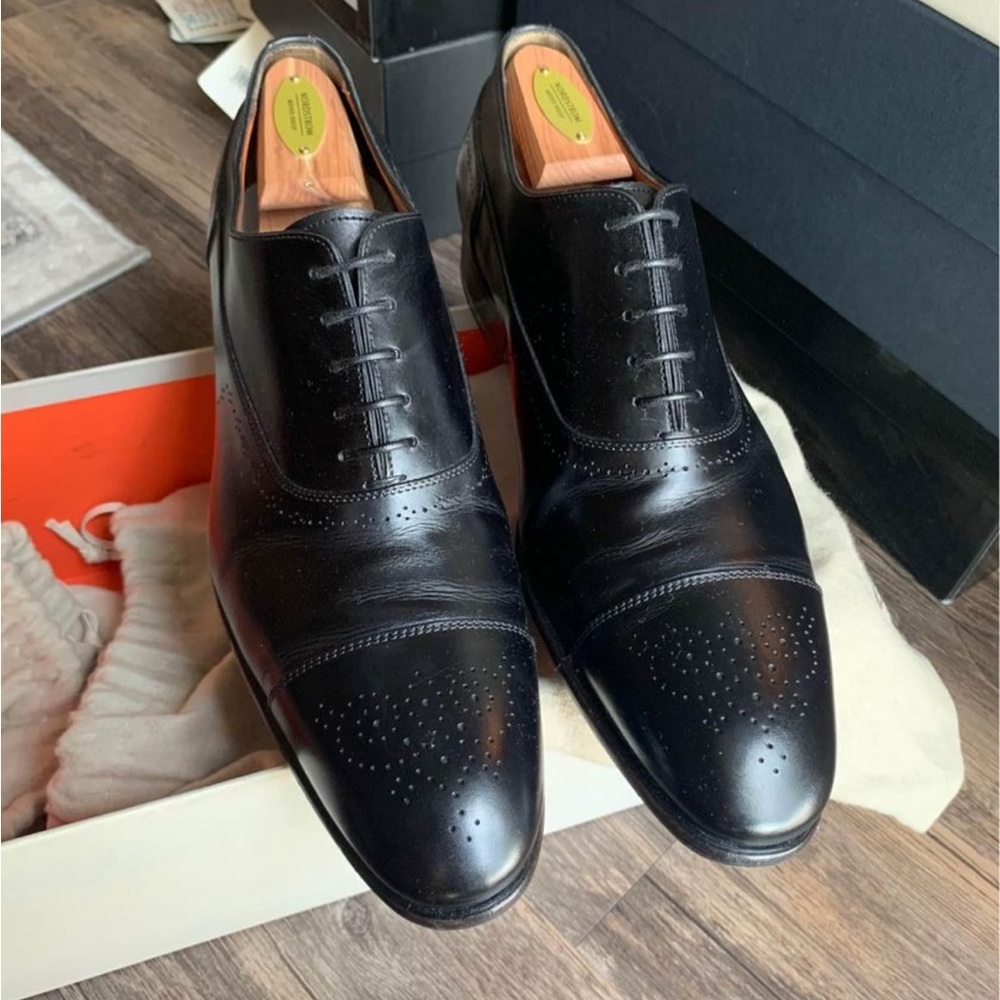 BLACK SANTONI SIZE 9.5